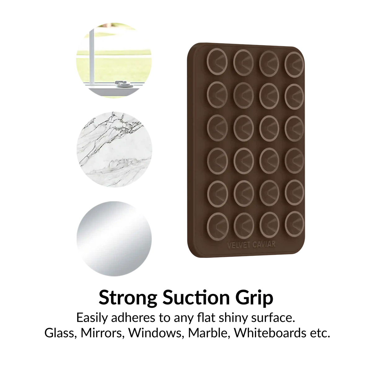 Espresso Brown MightyGrip MagSafe Mount