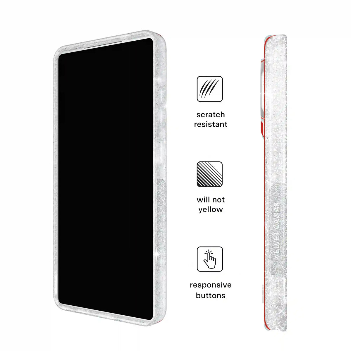 Stars & Stripes Glitter Samsung Case