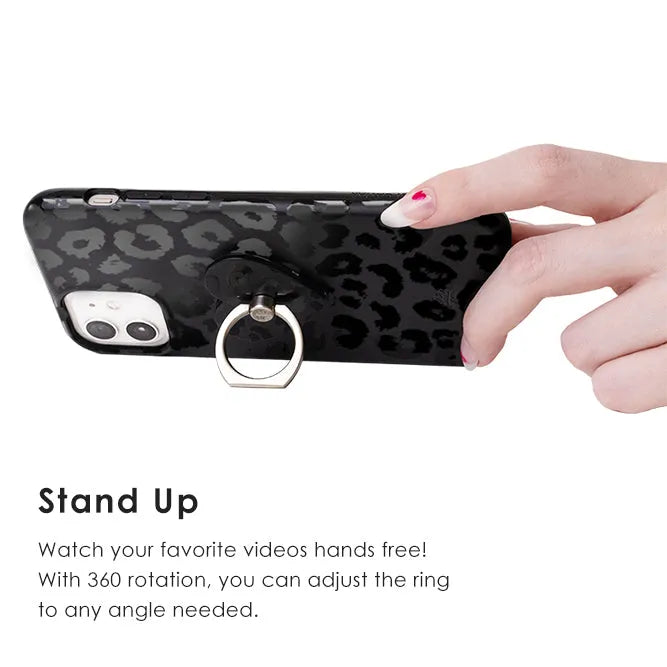 White Croc Phone Ring