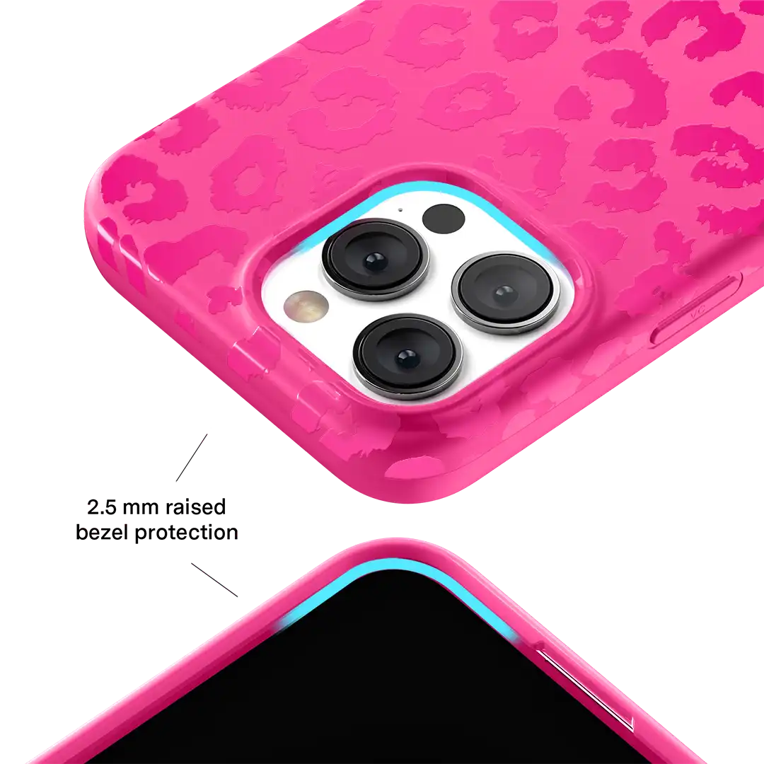 Even Hotter Pink Leopard iPhone Case