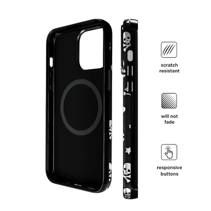 Chrome Skulls iPhone Case