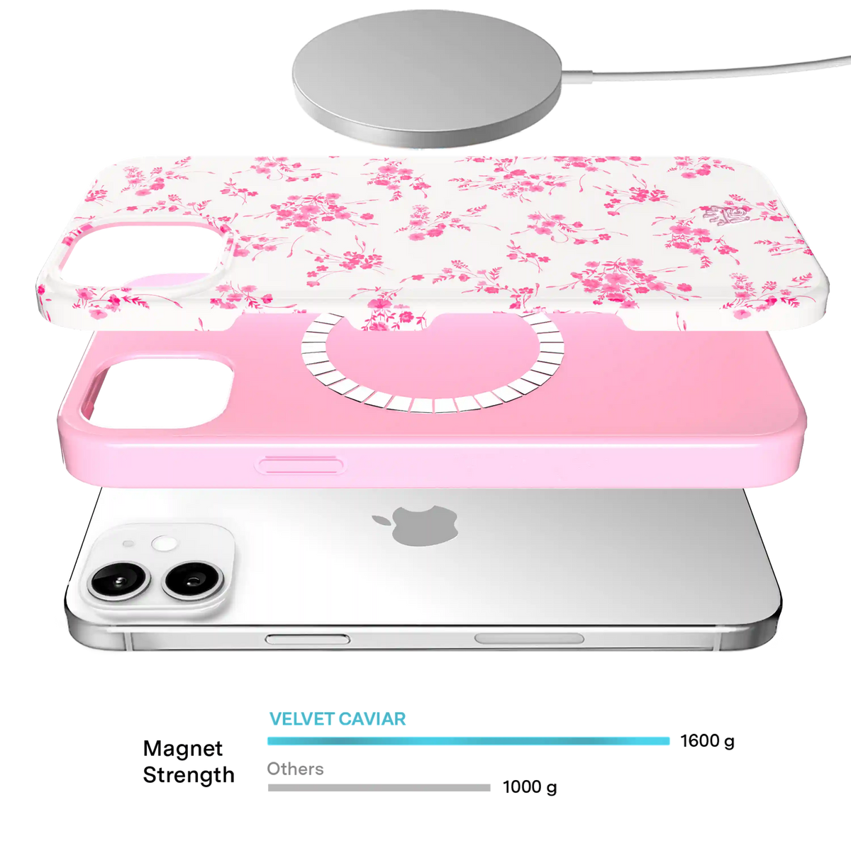 French Rose Floral iPhone Case