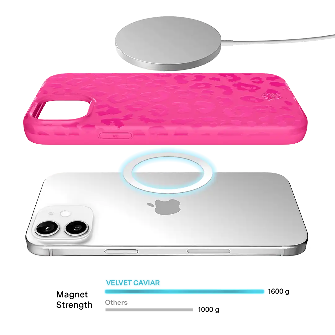Even Hotter Pink Leopard iPhone Case