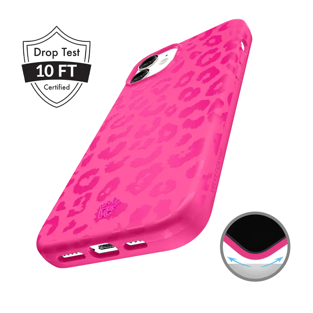 Even Hotter Pink Leopard iPhone Case