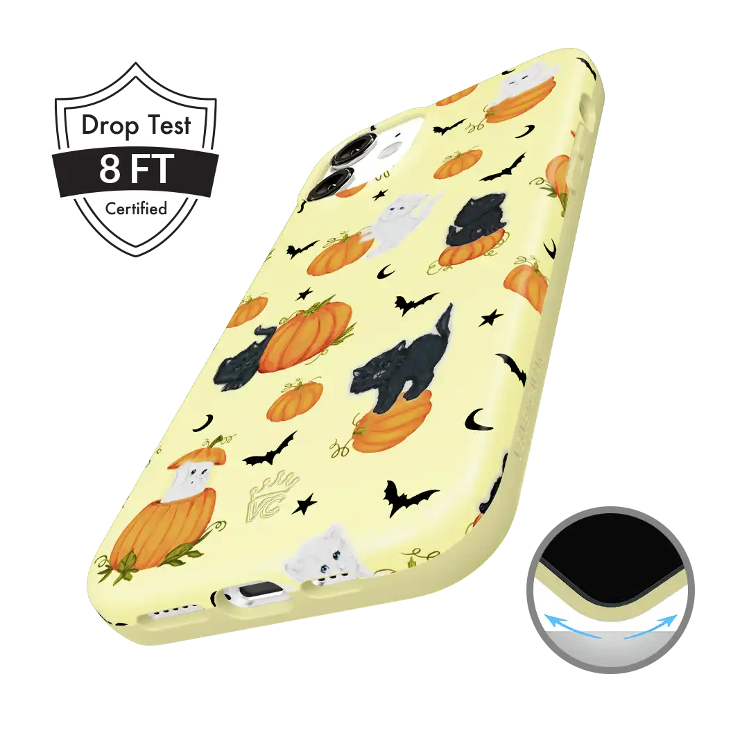 Purrfect Pumpkins iPhone Case