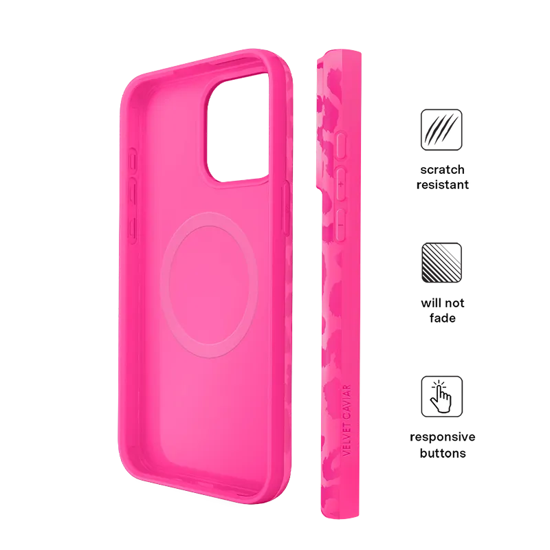 Even Hotter Pink Leopard iPhone Case