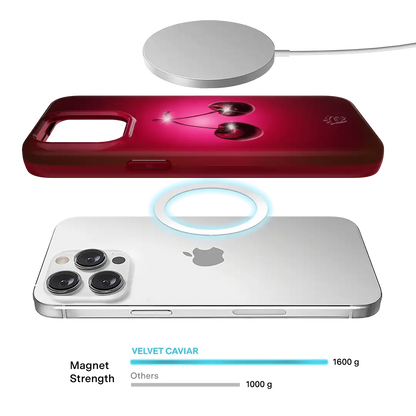 Black Cherry Crystal iPhone Case