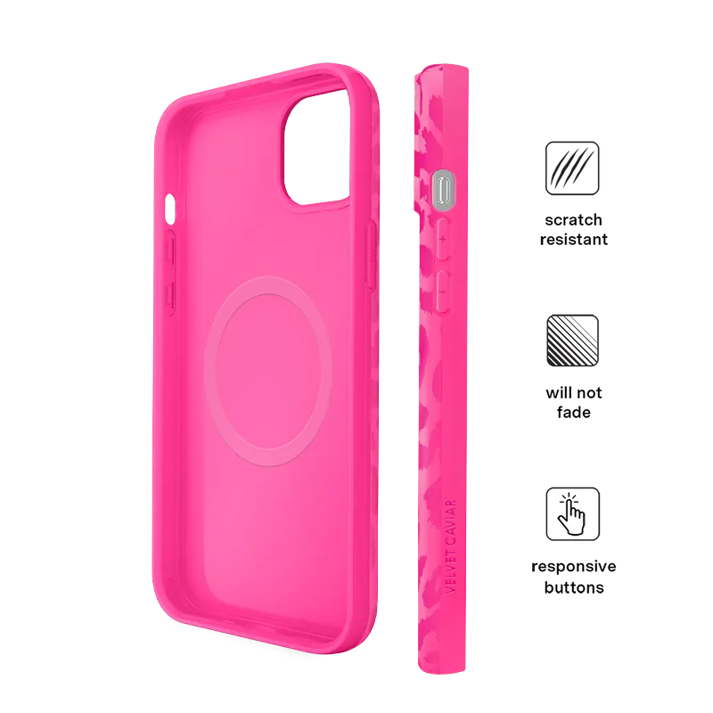 Even Hotter Pink Leopard iPhone Case