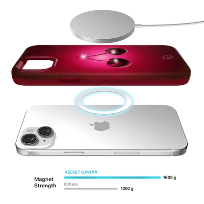 Black Cherry Crystal iPhone Case