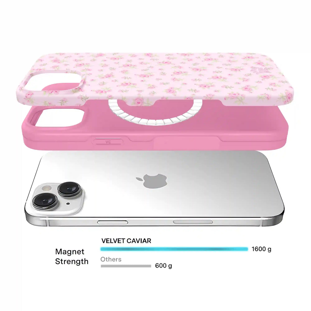 Dainty Pink Floral iPhone Case