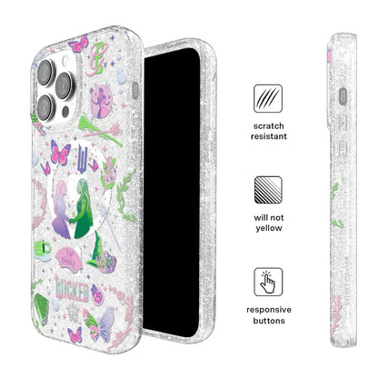 Wicked For Good Glitter iPhone Case