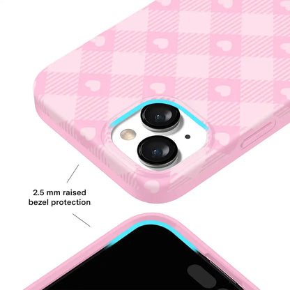 Dolly Pink Gingham iPhone Case
