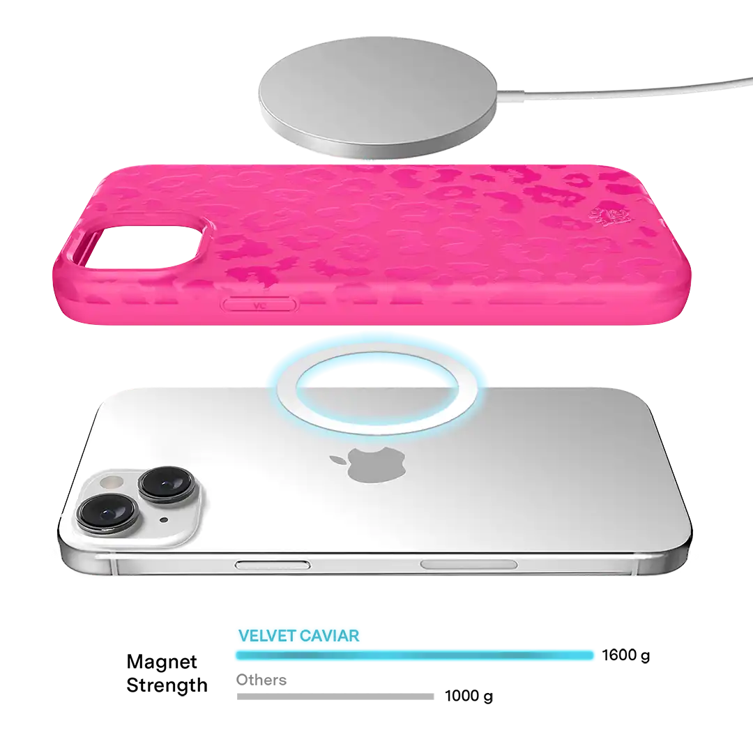 Even Hotter Pink Leopard iPhone Case