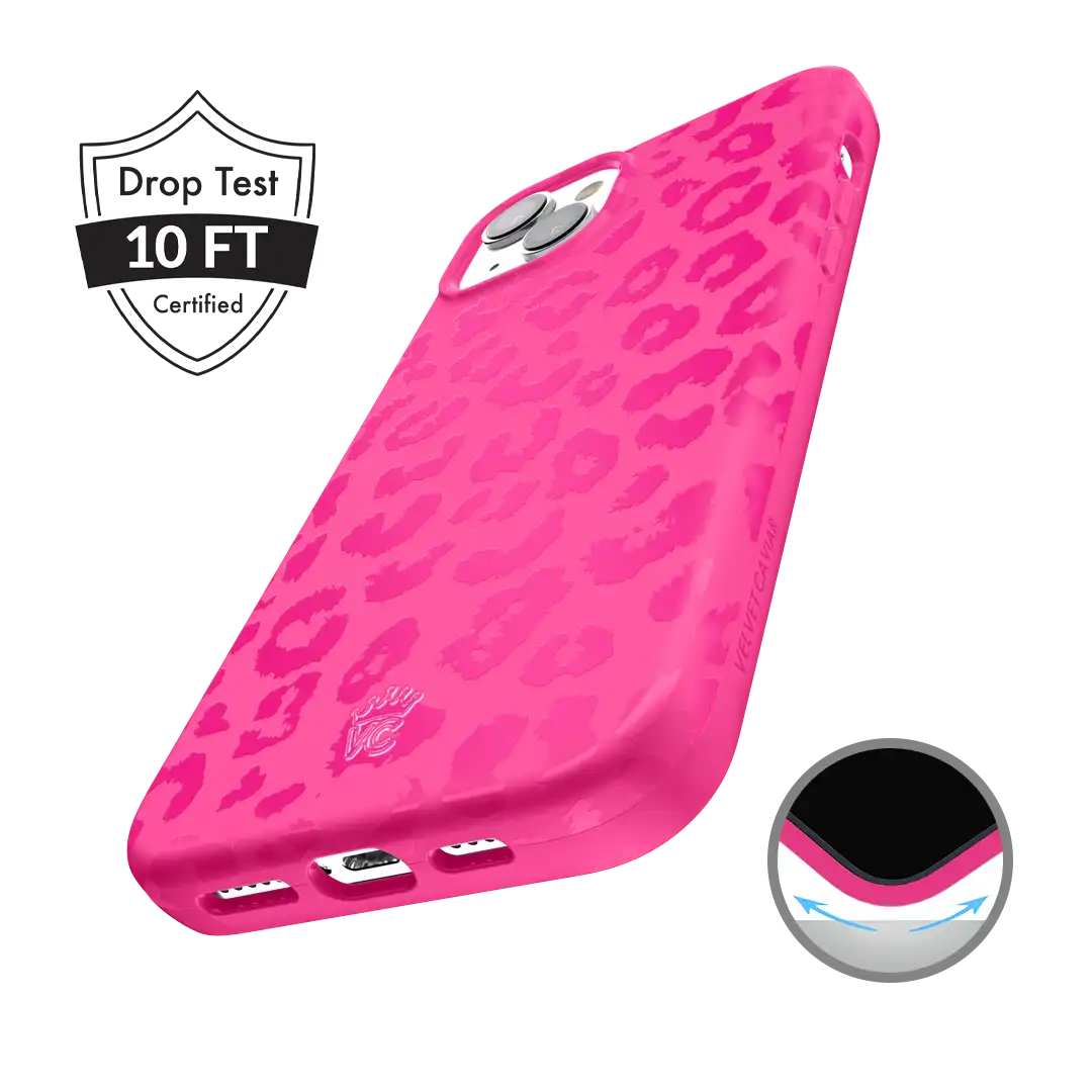 Even Hotter Pink Leopard iPhone Case