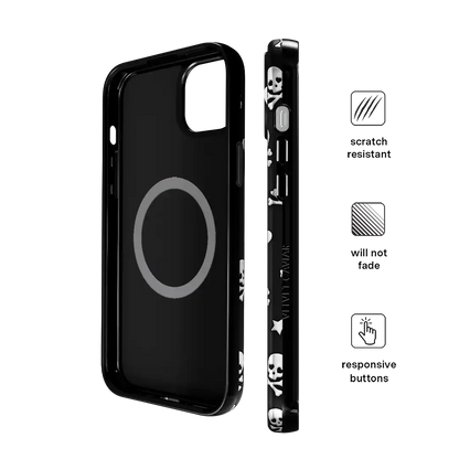 Chrome Skulls iPhone Case