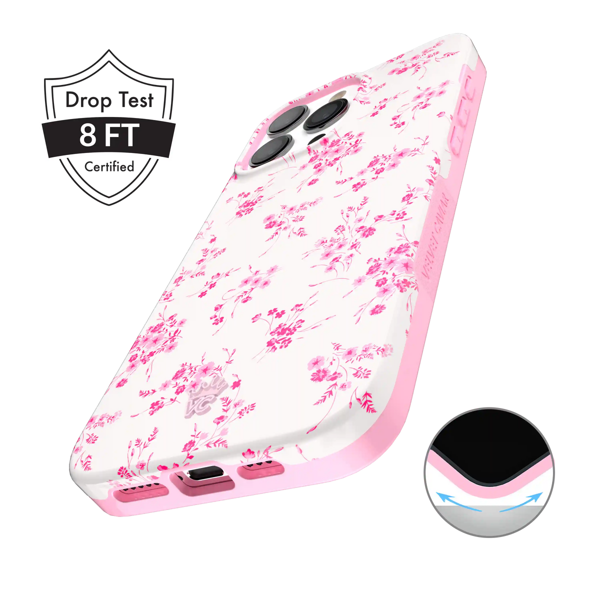 French Rose Floral iPhone Case