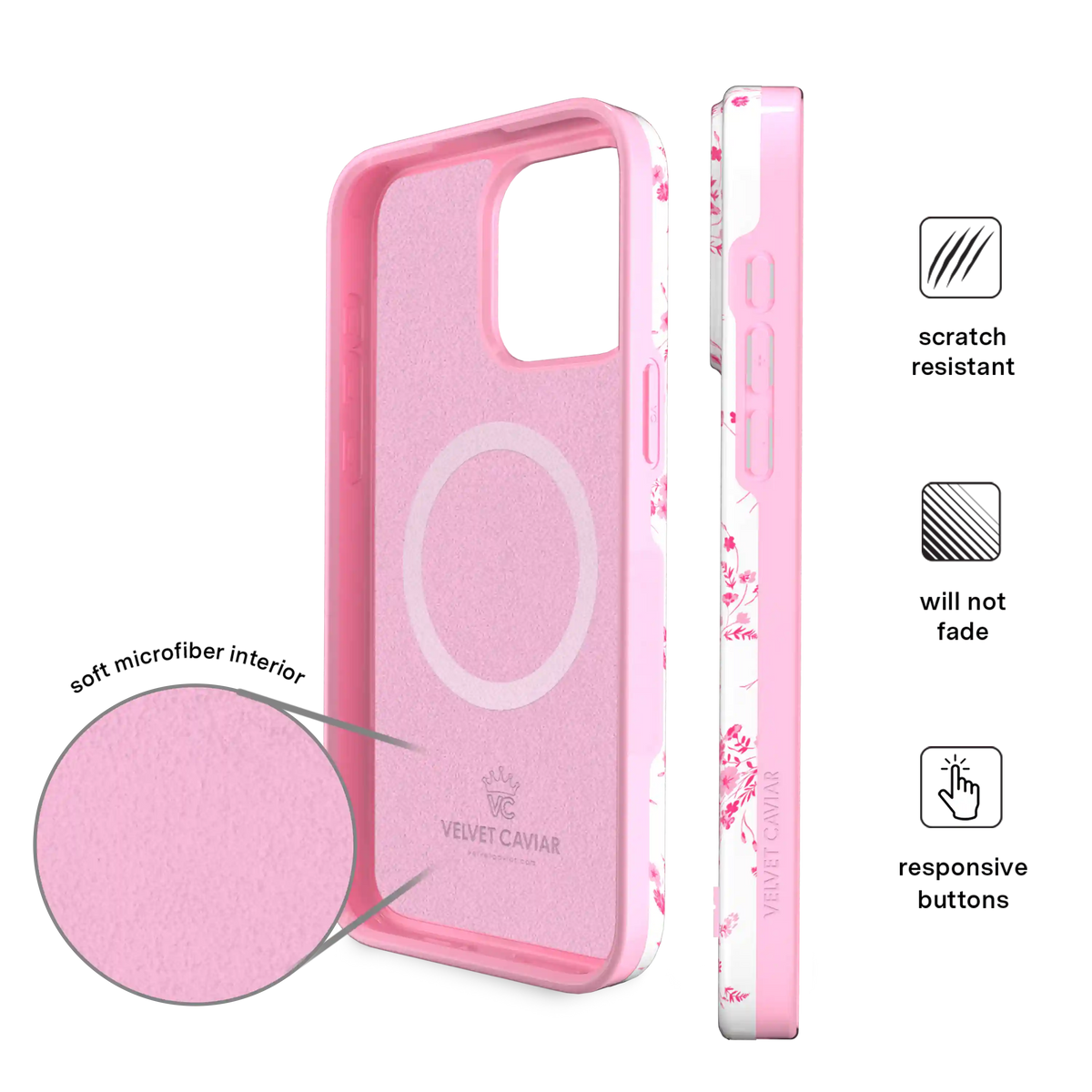 French Rose Floral iPhone Case