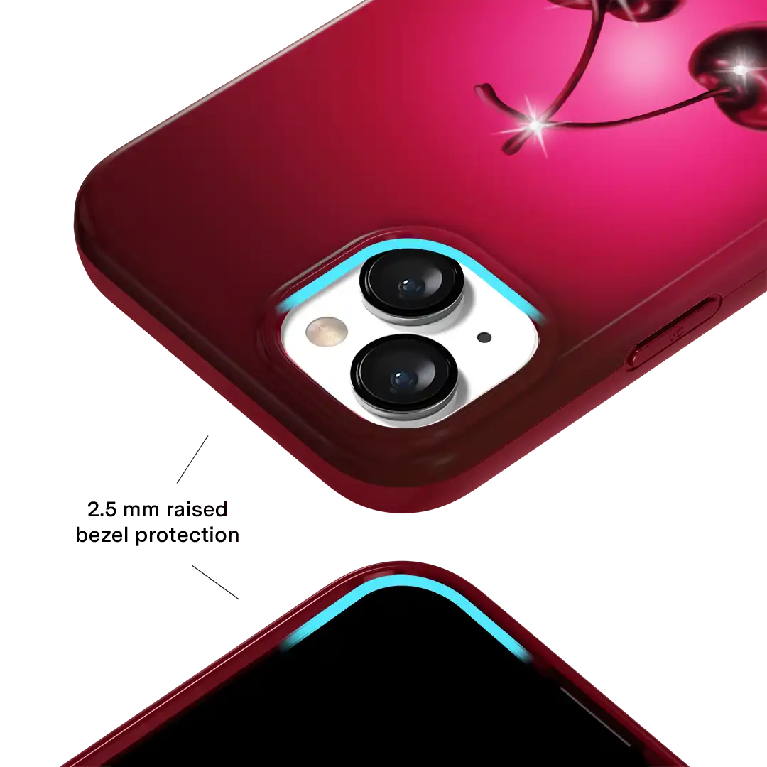 Black Cherry Crystal iPhone Case