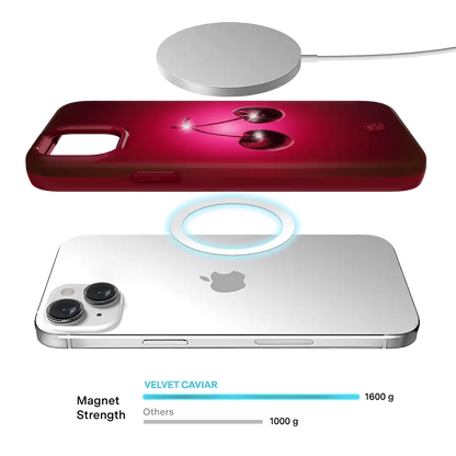 Black Cherry Crystal iPhone Case
