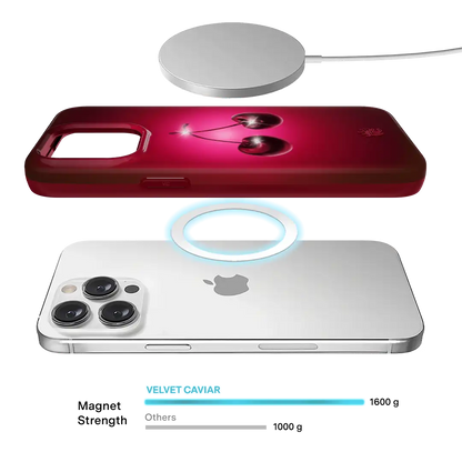 Black Cherry Crystal iPhone Case