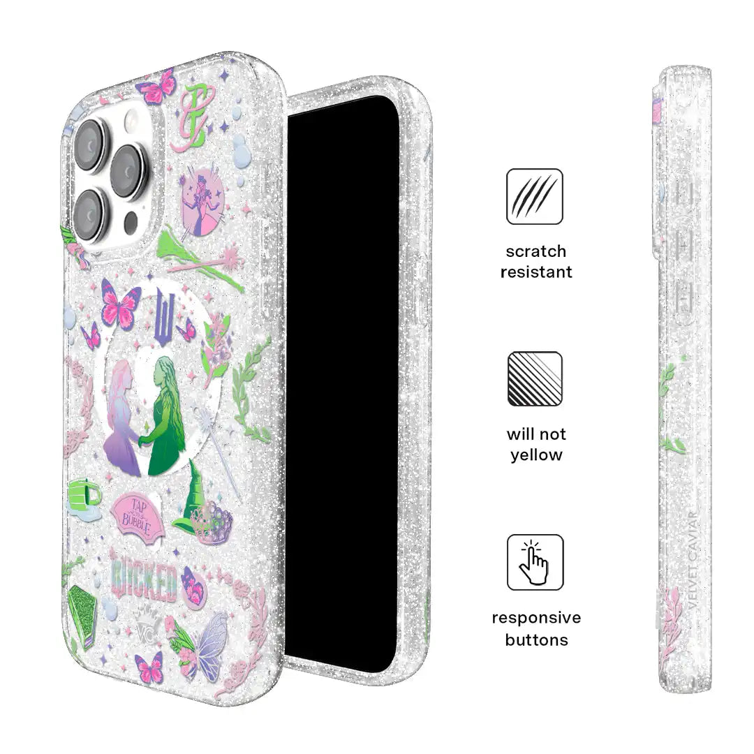 Wicked For Good Glitter iPhone Case