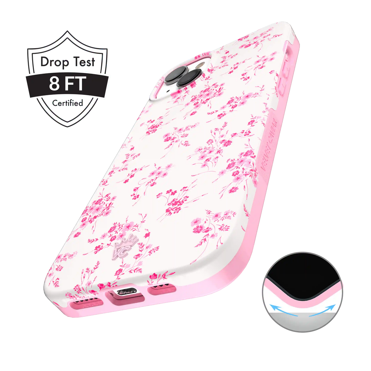 French Rose Floral iPhone Case