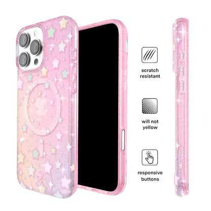 Falling Star Glitter iPhone Case