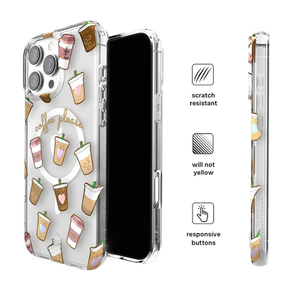 Coffee First iPhone Case