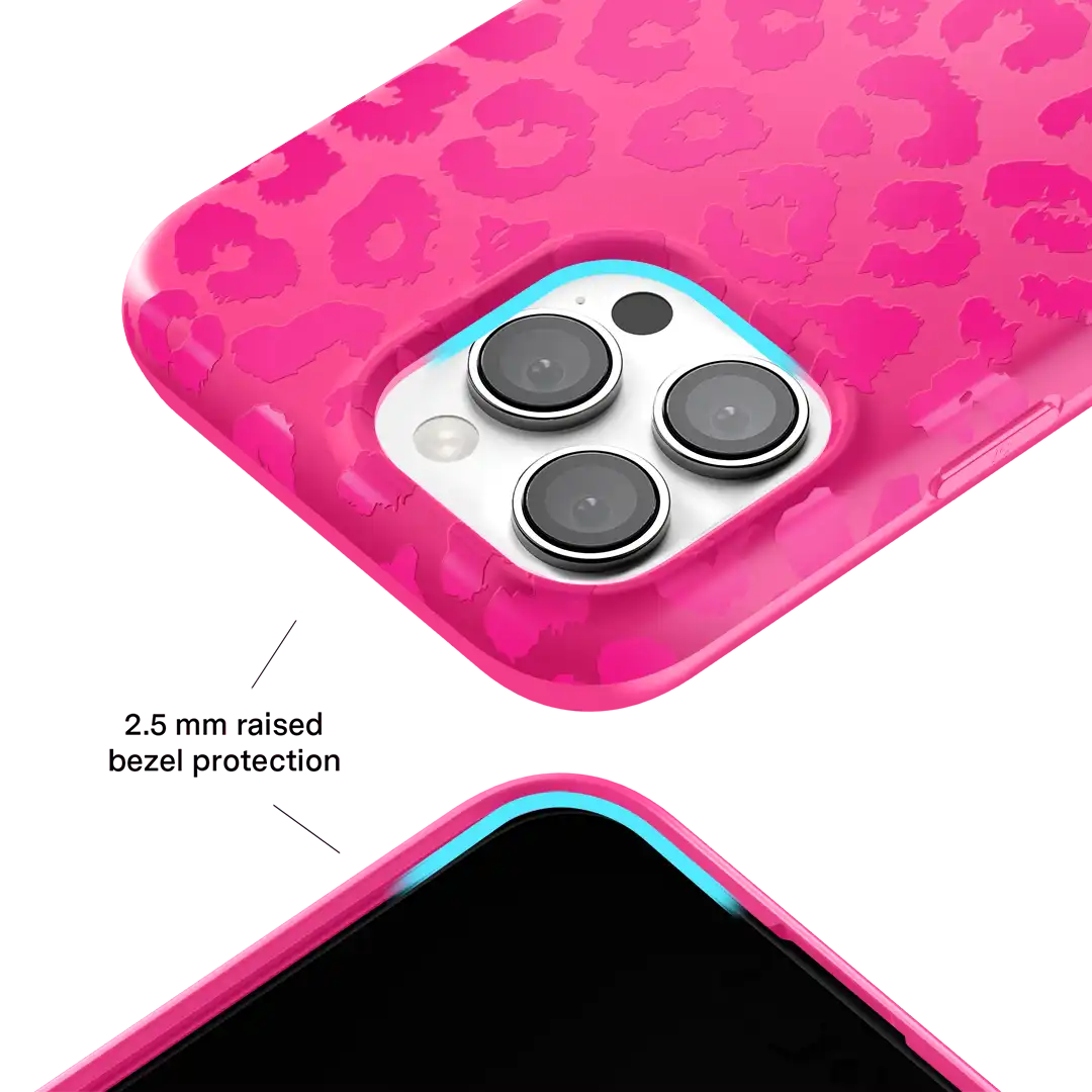 Even Hotter Pink Leopard iPhone Case