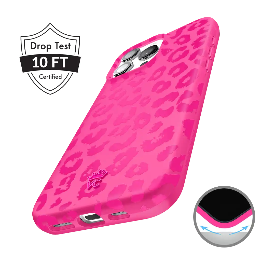 Even Hotter Pink Leopard iPhone Case