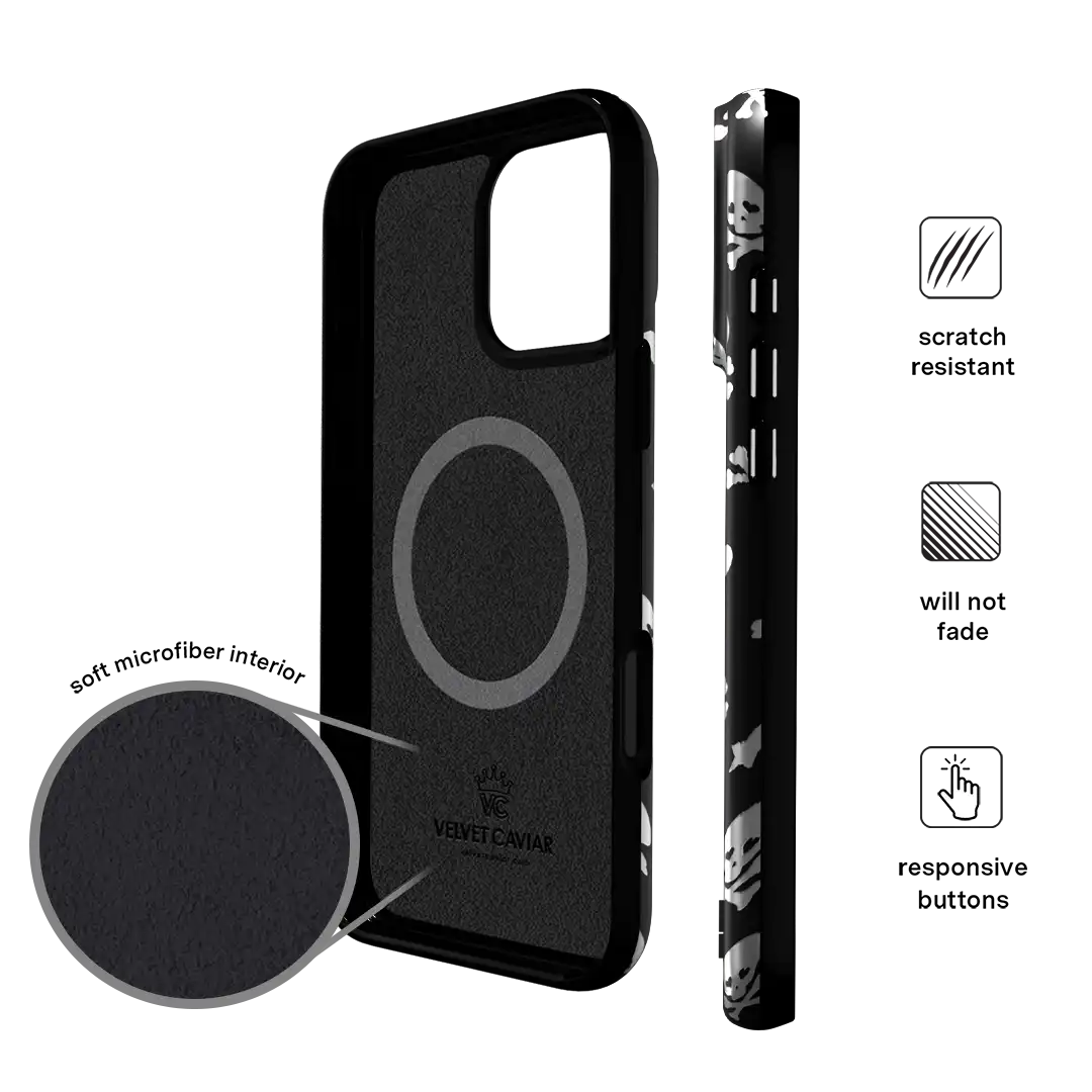 Chrome Skulls iPhone Case