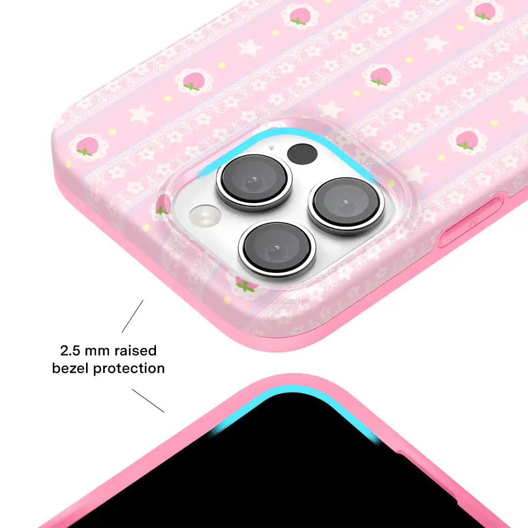 Strawberry Macaron iPhone Case