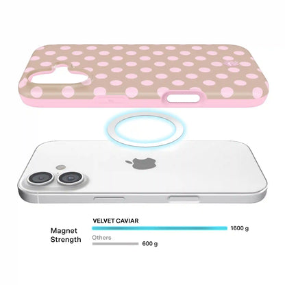 Brown Sugar Polka Dot iPhone Case