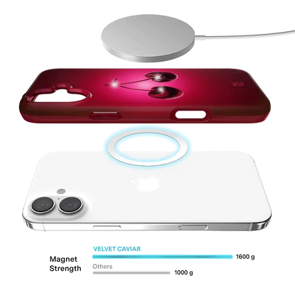 Black Cherry Crystal iPhone Case
