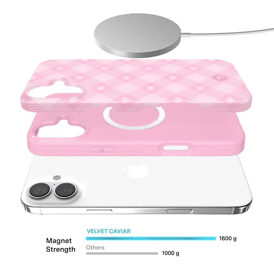 Dolly Pink Gingham iPhone Case