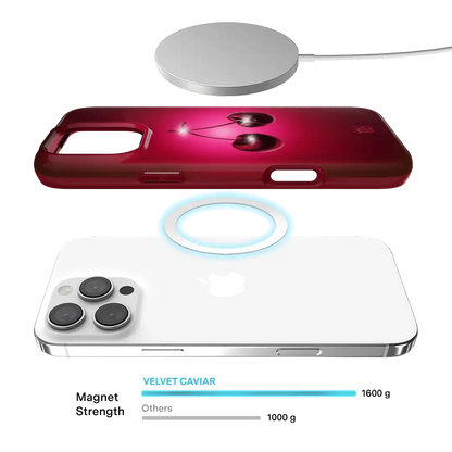 Black Cherry Crystal iPhone Case