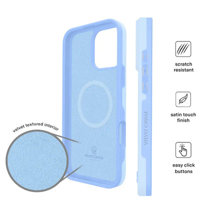 Cotton Candy Blue iPhone Case