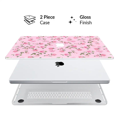 Baby Pink Roses MacBook Case