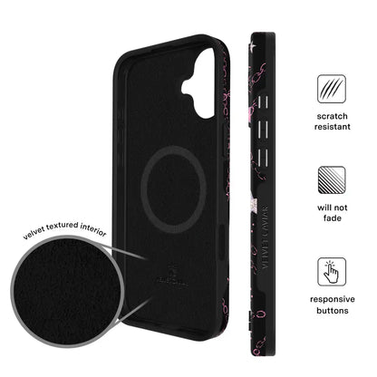 Pretty Punk Skulls iPhone Case