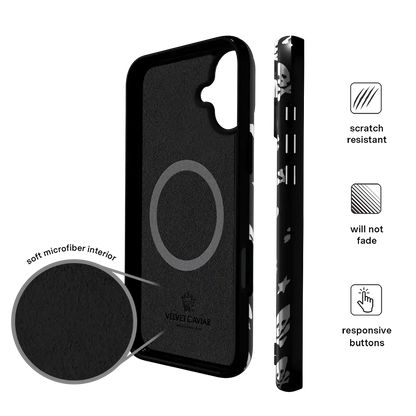 Chrome Skulls iPhone Case