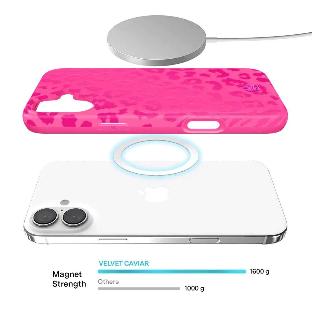 Even Hotter Pink Leopard iPhone Case