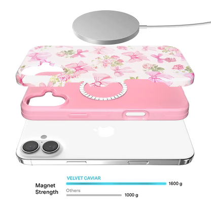 Posie Pink Bow iPhone Case