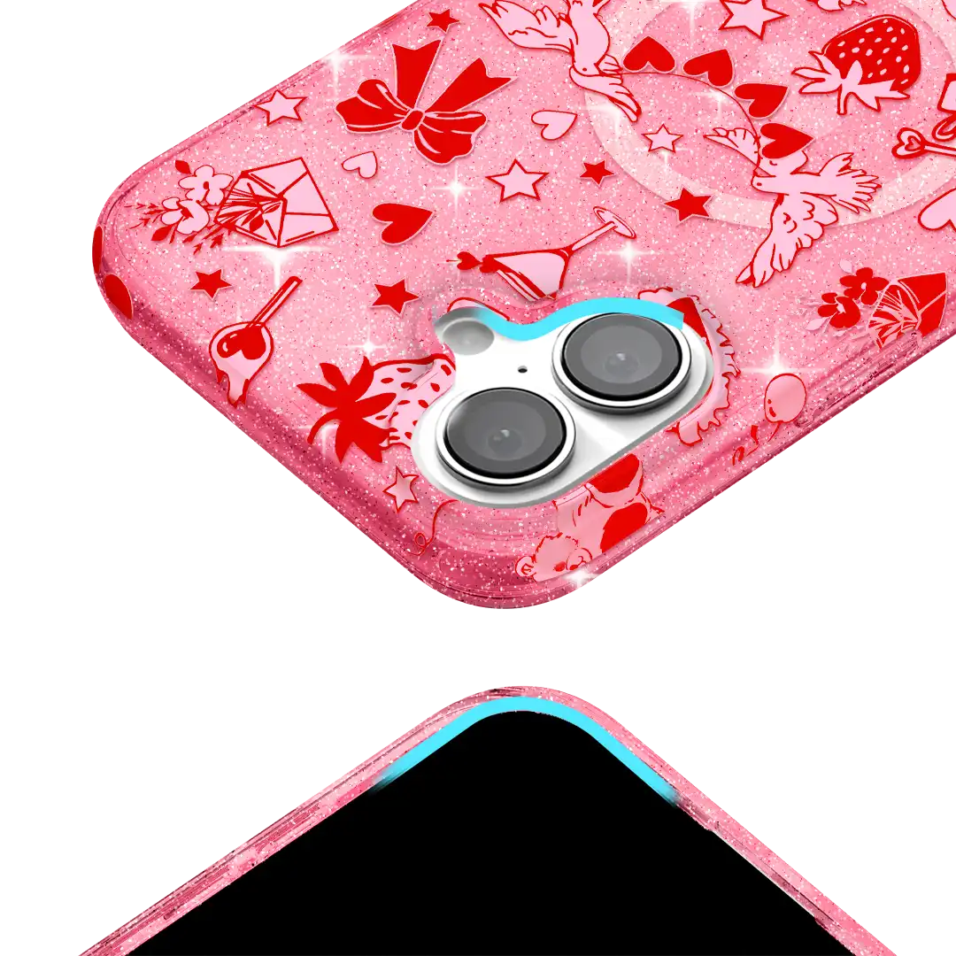 Be Mine Glitter iPhone Case