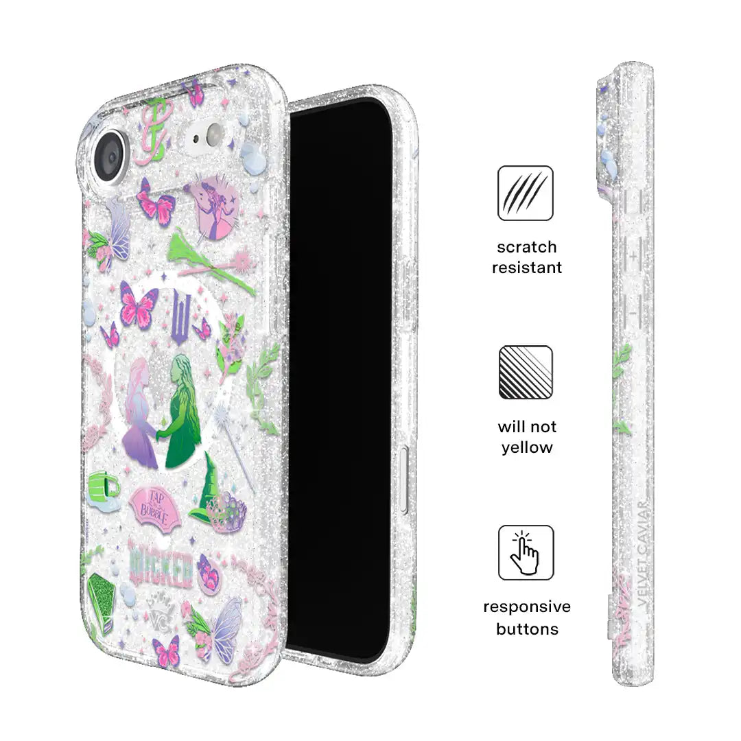 Wicked For Good Glitter iPhone Case