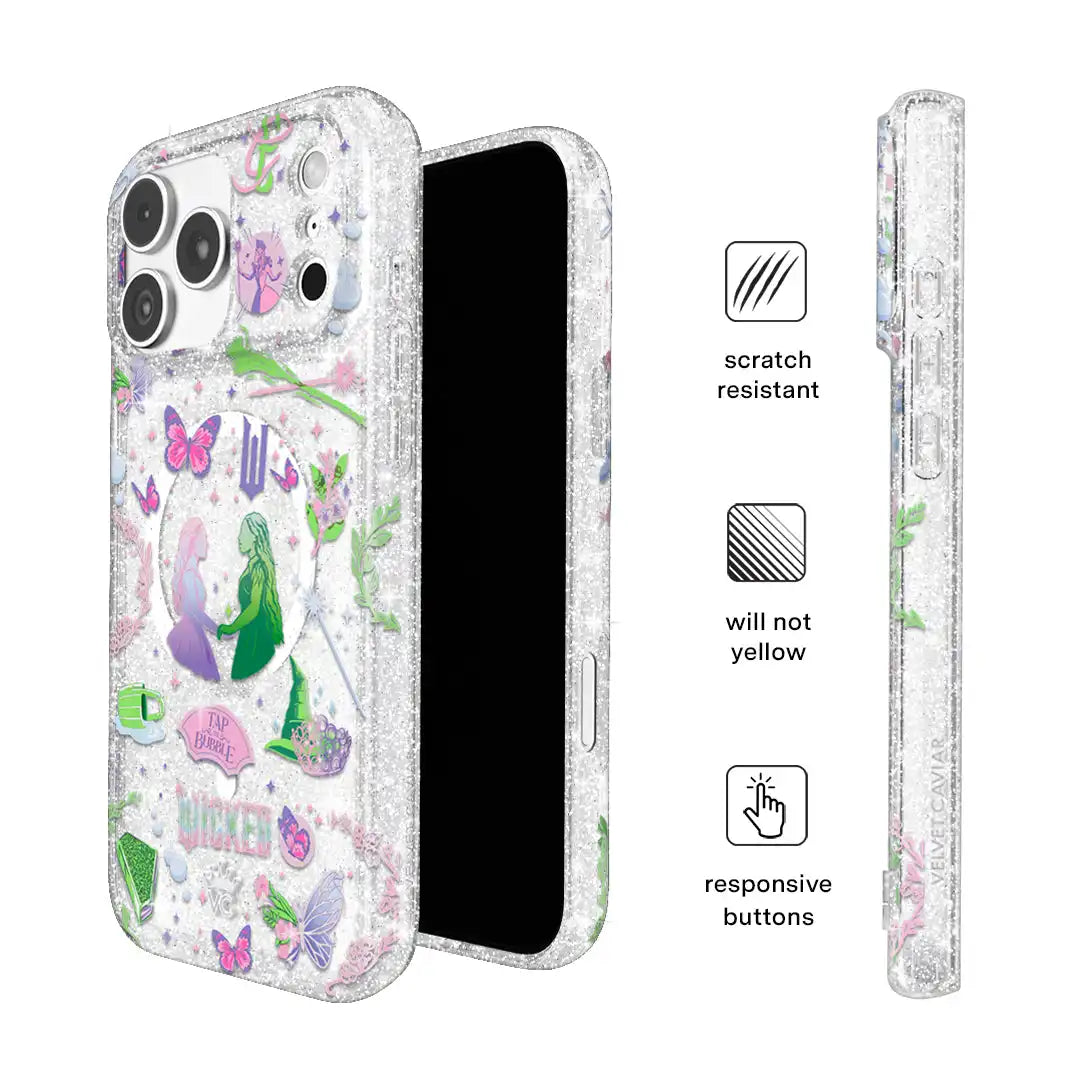Wicked For Good Glitter iPhone Case