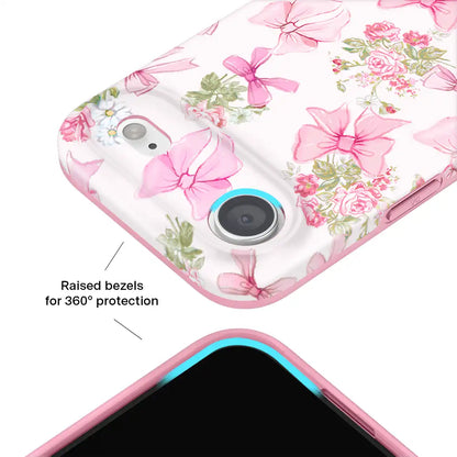 Posie Pink Bow iPhone Case