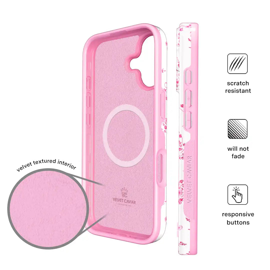 French Rose Floral iPhone Case
