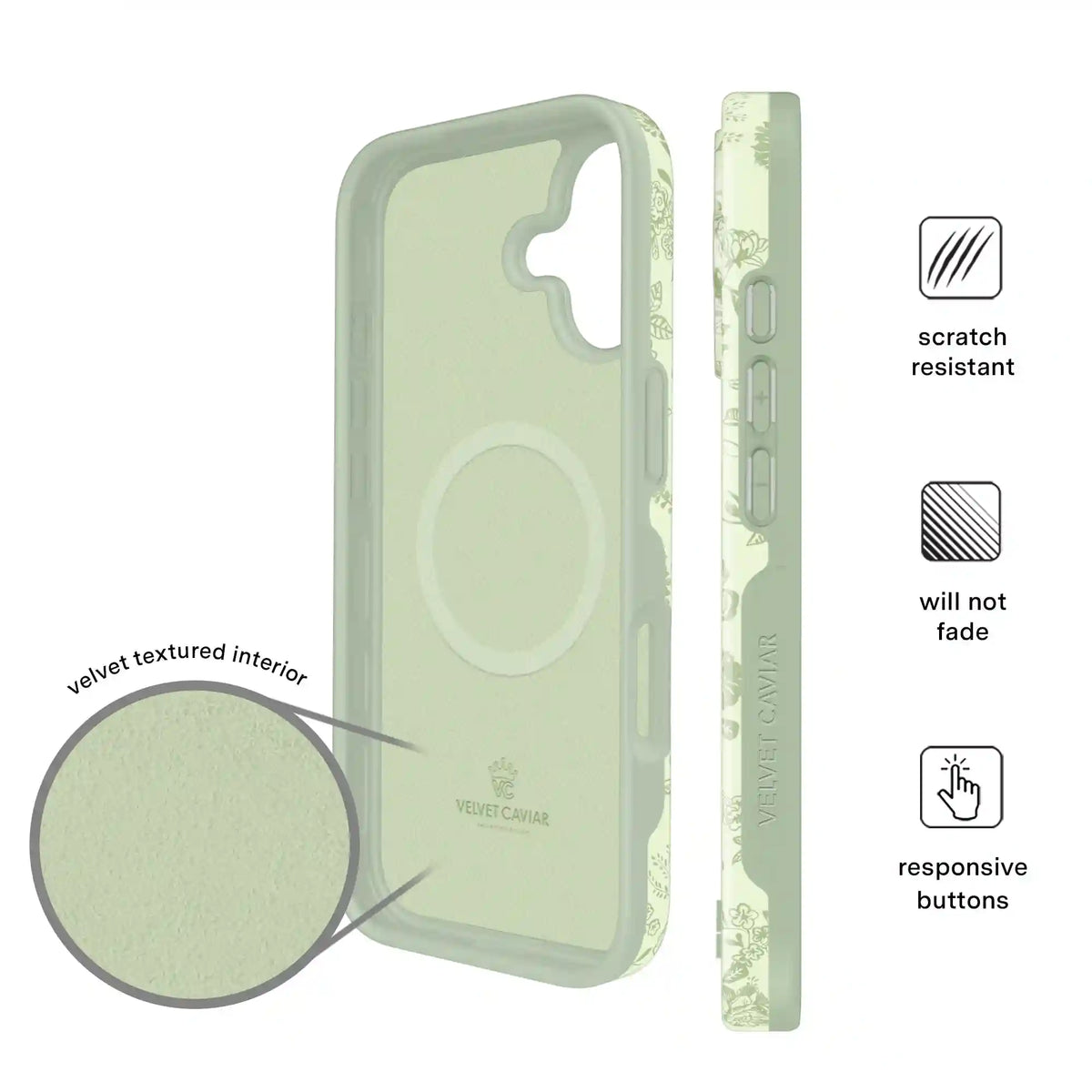 Storybook Sage Floral iPhone Case