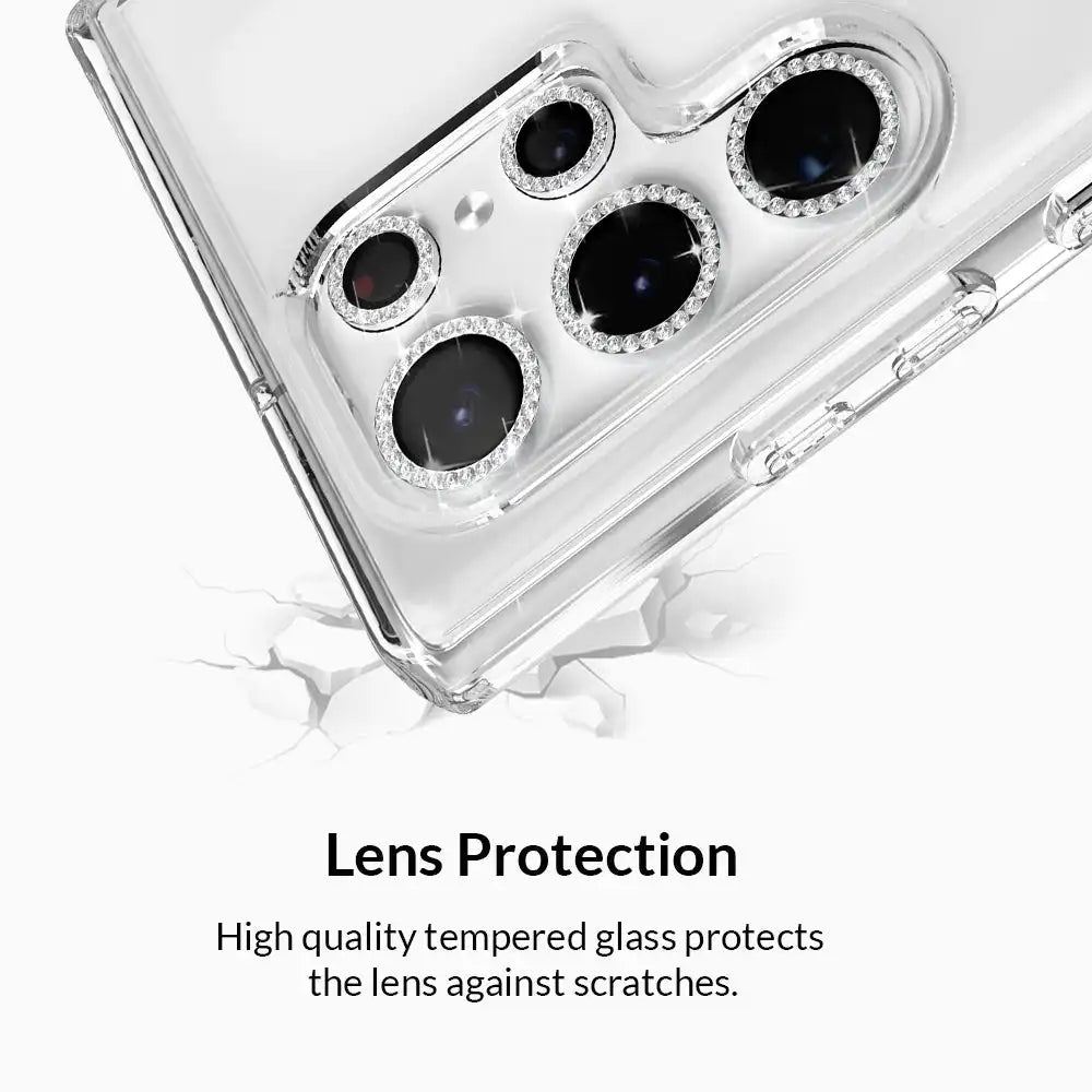 Crystal Glam Camera Lens Protector for Samsung