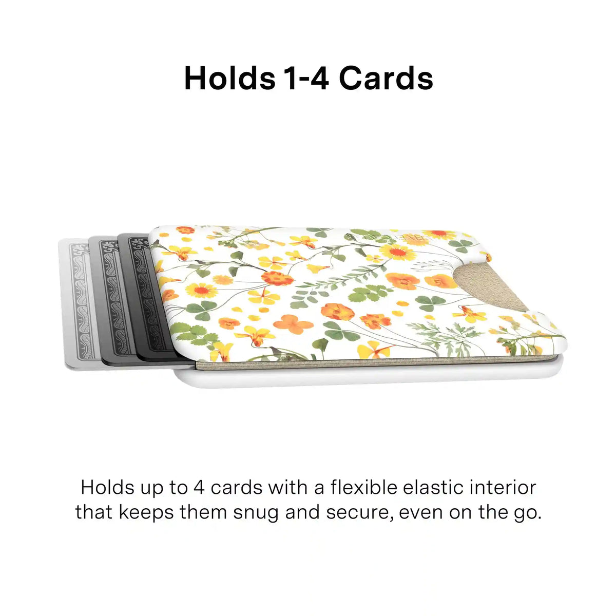 Whimsical Floral MagSafe Wallet